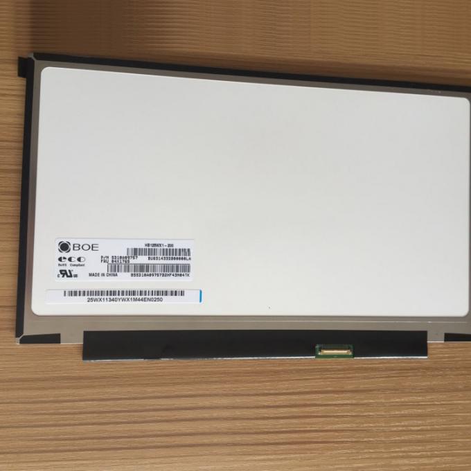 12.5” 호리호리한 LCD 스크린/노트북 LED 스크린 HB125WX1 200 30의 Pin EDP 16MS