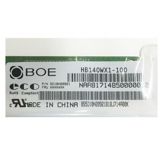 LVDS 40 PIN 14 인치 노트북 스크린 보충 HB140WX1 100 WXGA 대형 스크린